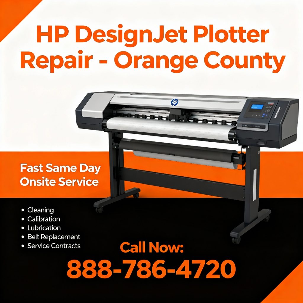 HP Designjet repair Irvine,Ca