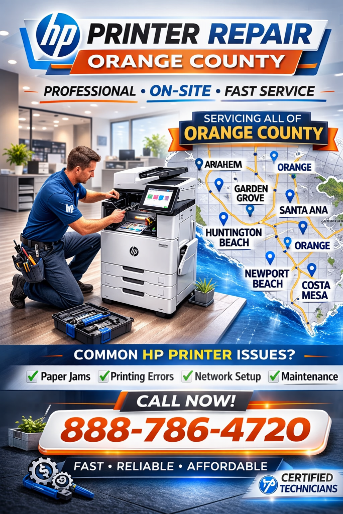Anaheim,Ca HP Printer Repair & Service