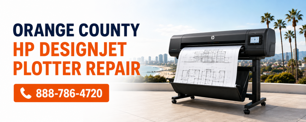 HP DesignJet Plotter Repair Orange, California